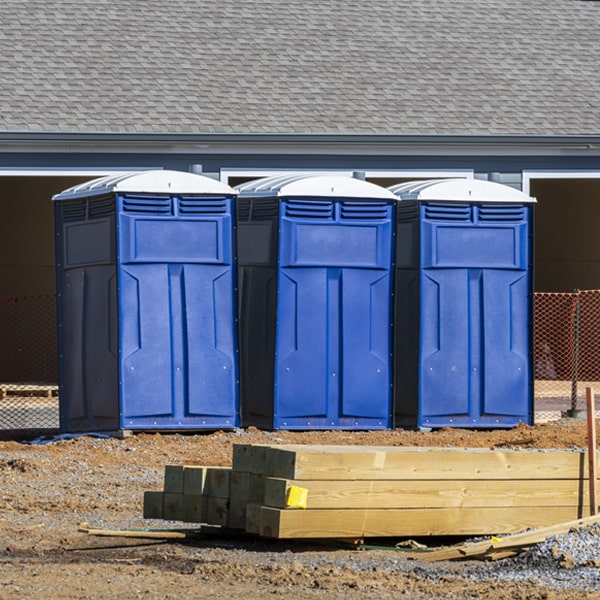 are there any additional fees associated with porta potty delivery and pickup in Dahlgren Center